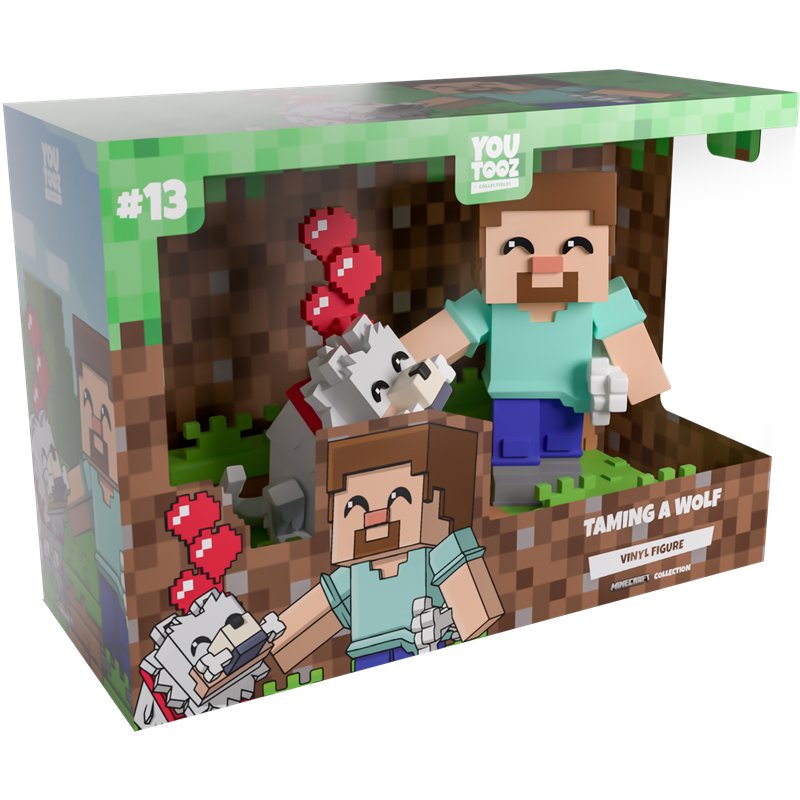 Fig Youtooz Minecraft Taming A Wolf Tamingawolf