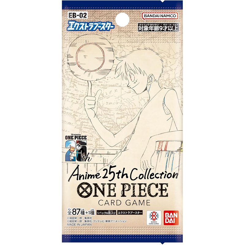 Cartas TCG - One Piece Card Game: Anime25th Collection Extra Booster (JPN)