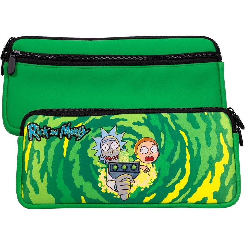 Blade Starter Pack para Nintendo Switch 2 - Ricky & Morty (Bolsa + Grips + Vidro + Pano)