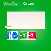 Blade Starter Pack para Nintendo Switch 2 - Ricky & Morty (Bolsa + Grips + Vidro + Pano)