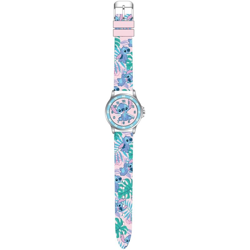 Relógio Analógico Time Teacher Watch - Disney Stitch