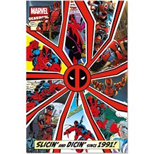 Poster Marvel Deadpool Comic Cover 30 Years