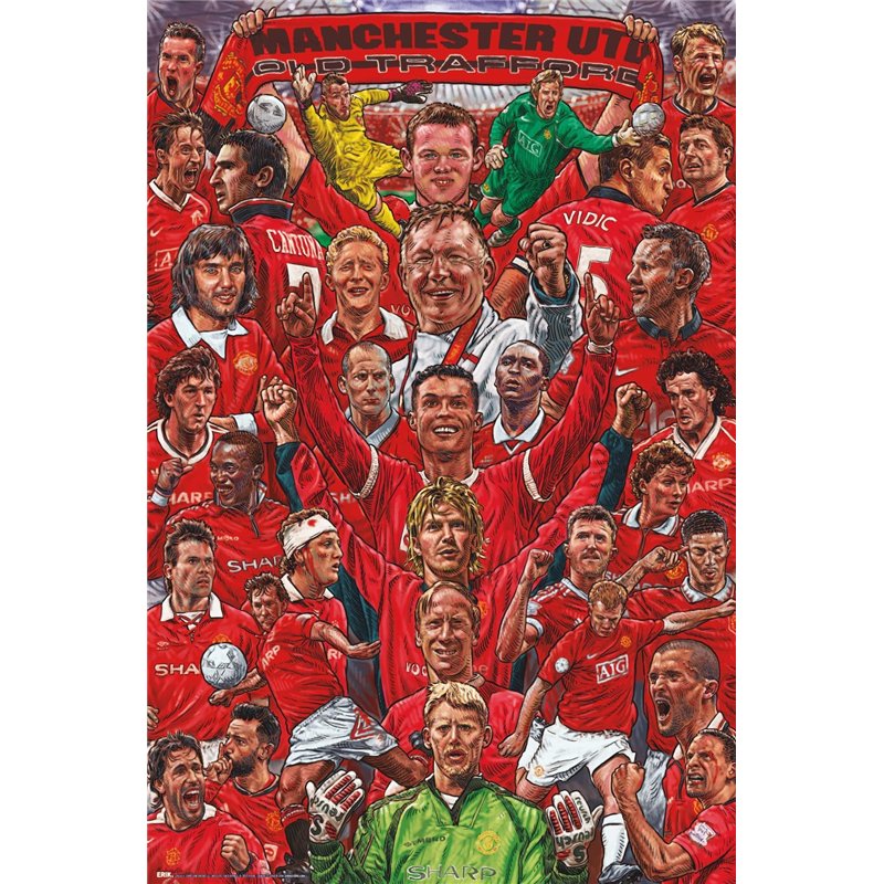 Poster Legends Of Manchester United