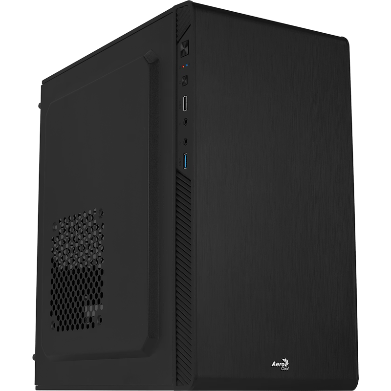 Caixa Micro-ATX Aerocool CS-106 Preto (Caixa Danificada)