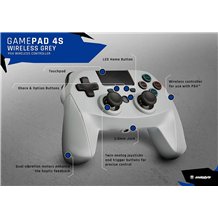 Comando PS4 Snakebyte 4S Wireless - Grey