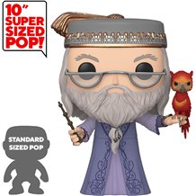 Figura Funko POP! Harry Potter - Albus Dumbledore with Fawkes (Jumbo Sized 25cm) 110