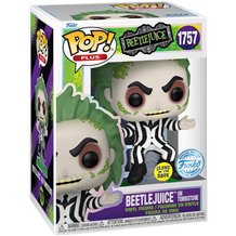 Figura Funko POP! Movies Plus: Bettlejuice on Tombstone (Glows in the Dark / Special Edition) 1757