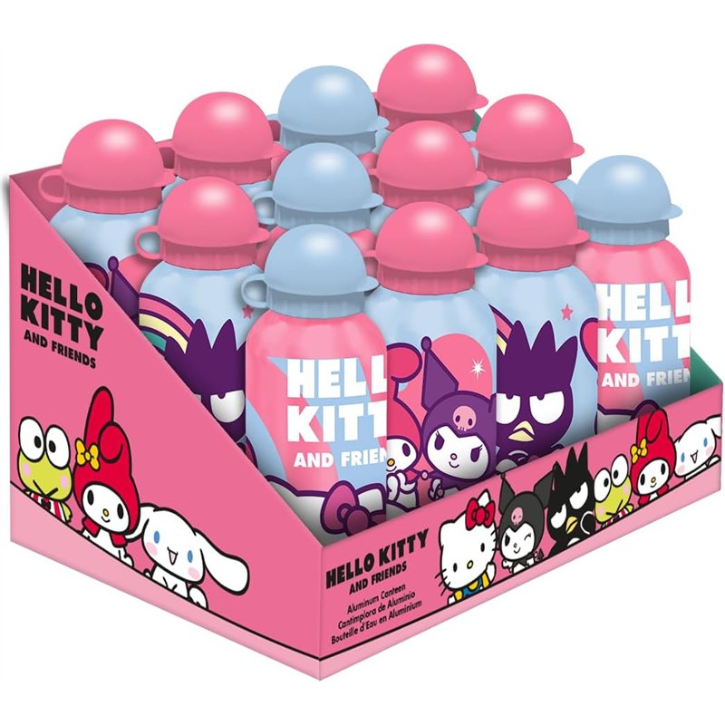 Garrafa de Alumínio 500ml - Hello Kitty & Friends (Sortido)