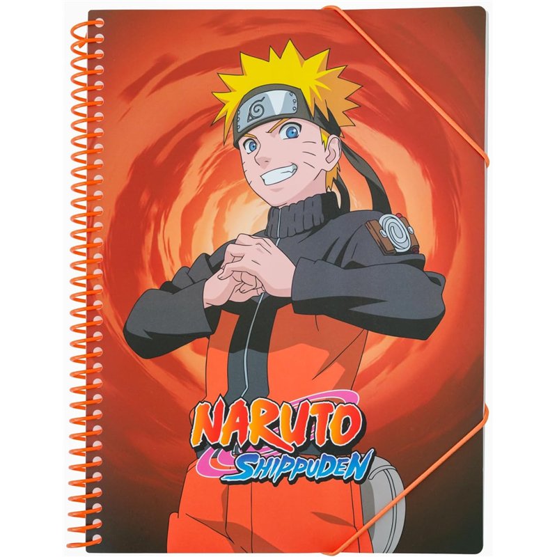 Pasta A4 Presentation Display Book (30 separadores) - Naruto Shippuden
