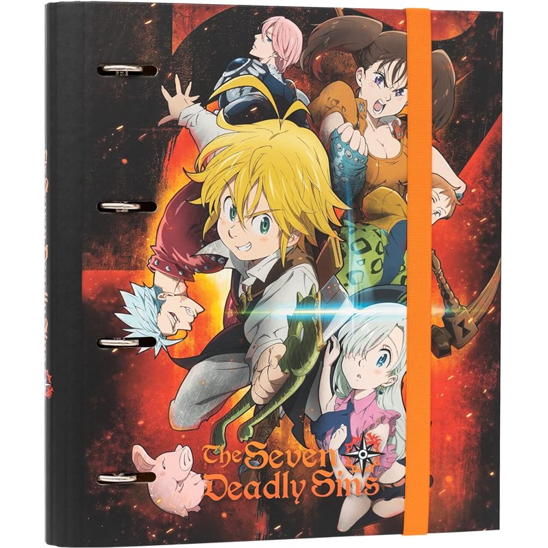 Capa de Argolas A4 - The Seven Deadly Sins