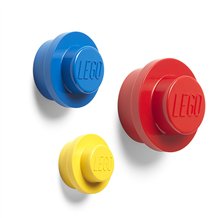 LEGO Wall Hanger Set (Amarelo, Azul, Vermelho)