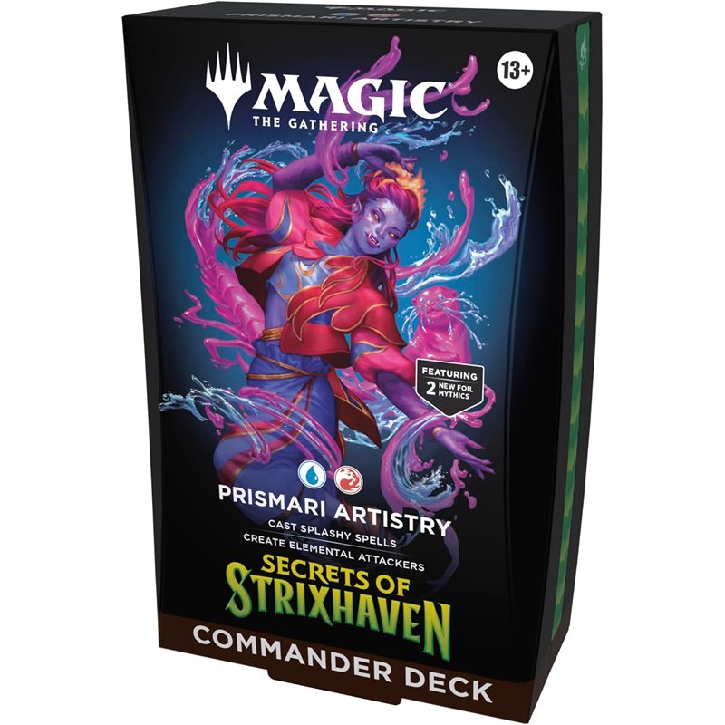 Cartas Magic The Gathering: Secrets of Strixhaven - Commander Deck Prismari Artistry