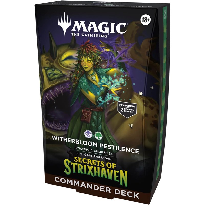Cartas Magic The Gathering: Secrets of Strixhaven - Commander Deck Witherbloom Pestilence