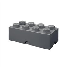 LEGO Storage Brick 8 - Cinzento Pedra Escuro
