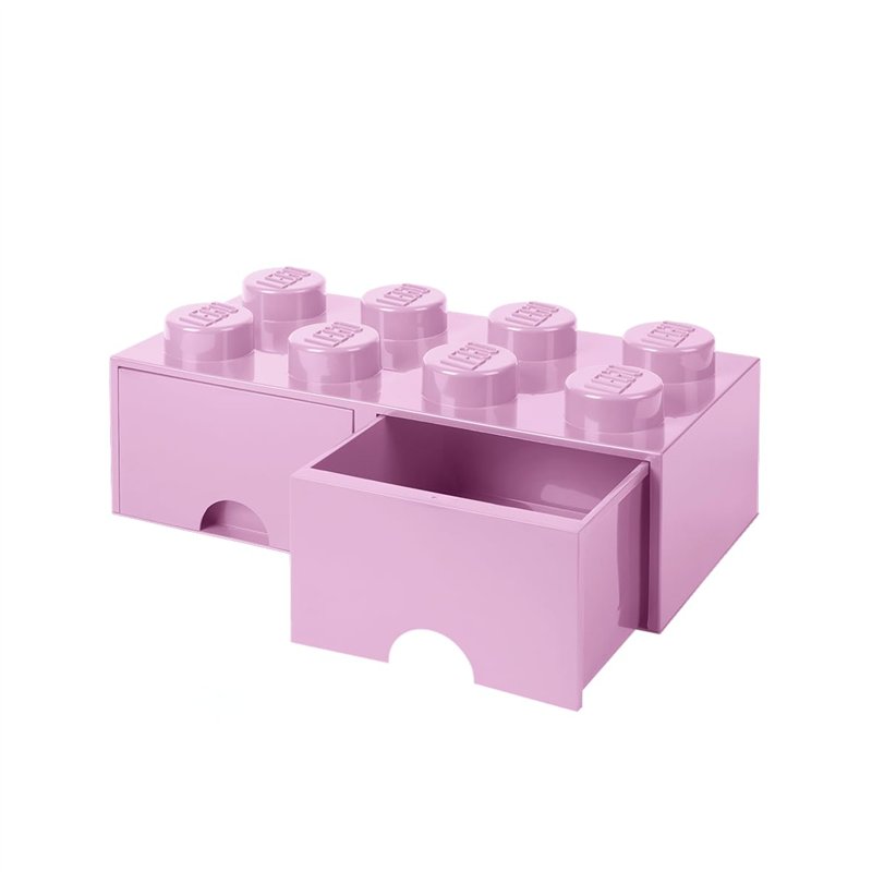 LEGO Brick Drawer 8 - Roxo Claro