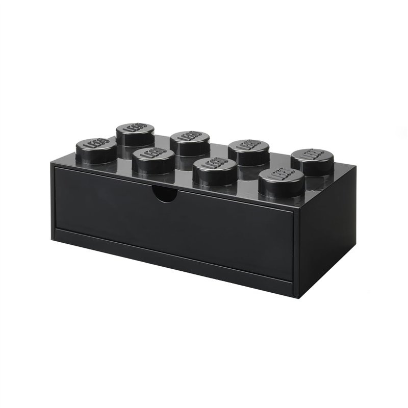 LEGO Desk Drawer 8 - Preto
