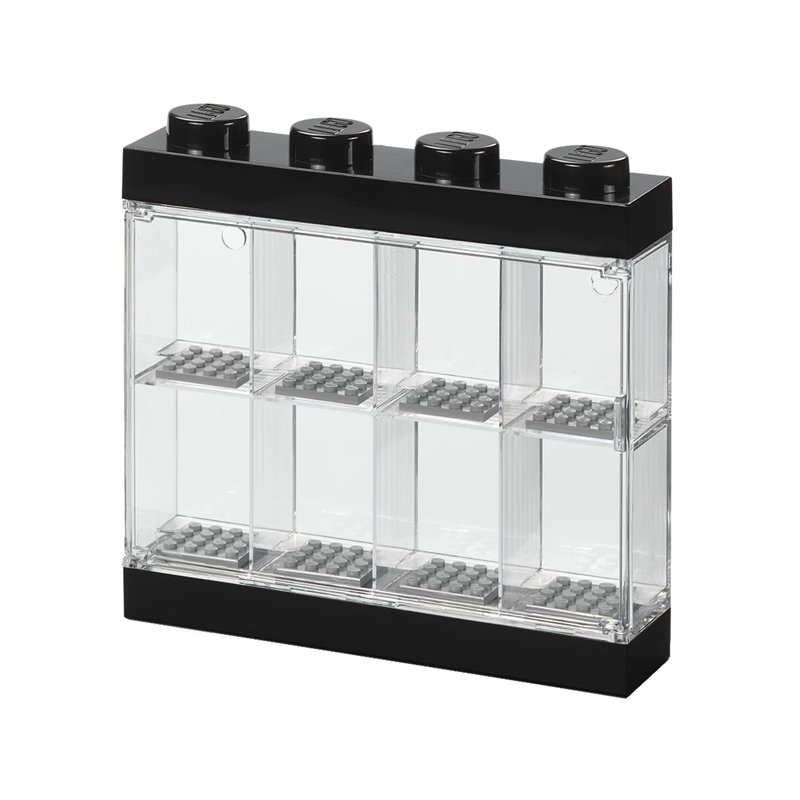 LEGO Minifigure Display Case 8 - Preto