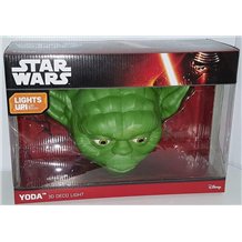Candeeiro 3D Star Wars Deco Light - Yoda