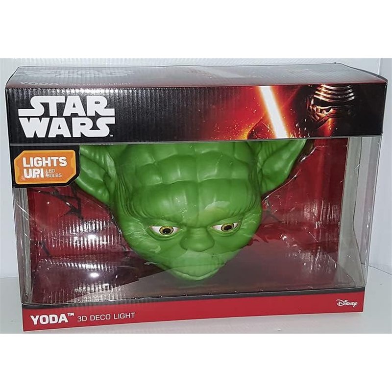 Candeeiro 3D Star Wars Deco Light - Yoda