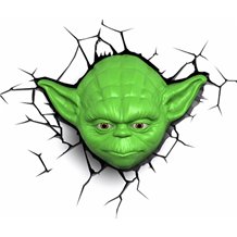 Candeeiro 3D Star Wars Deco Light - Yoda