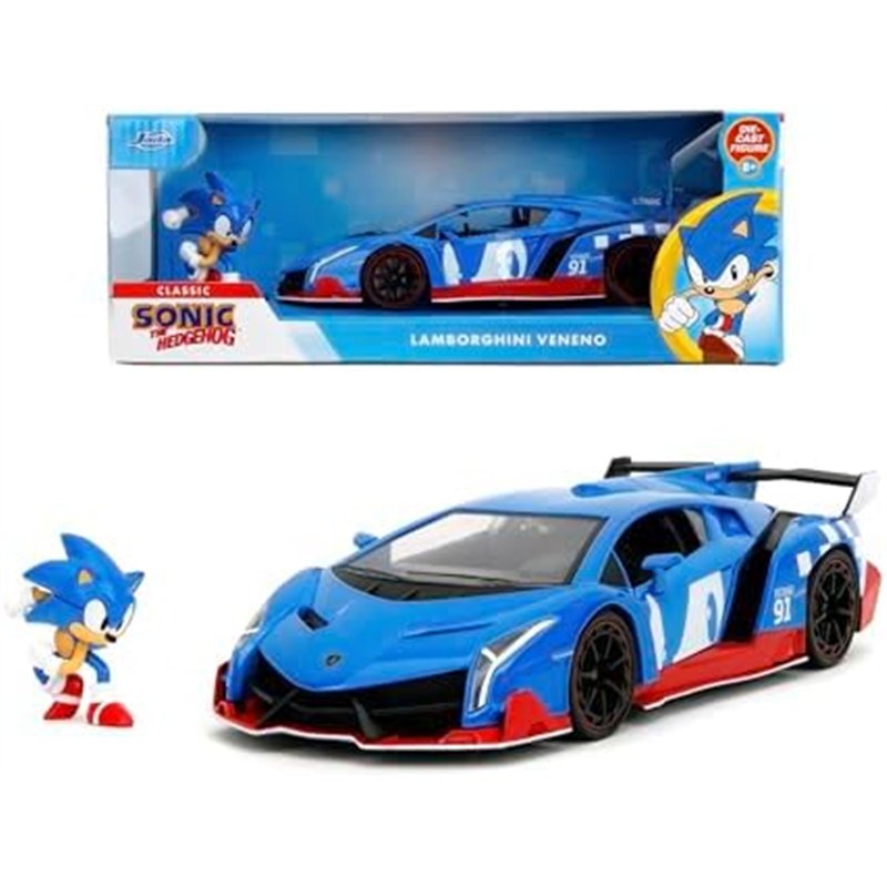 Jada Toys - Sonic & Lamborghini Veneno - 1:24