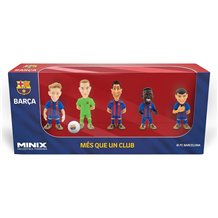 Pack 5 Figuras Minix Football Stars - FC Barcelona (7cm)