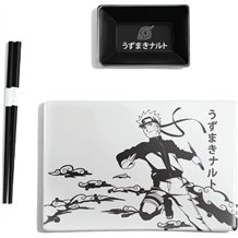 Conjunto de Sushi em Cerâmica - Naruto Shippuden