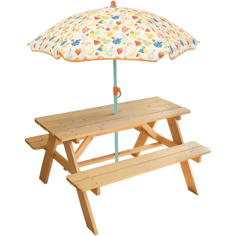 Mesa de Jardim com Guarda-Sol