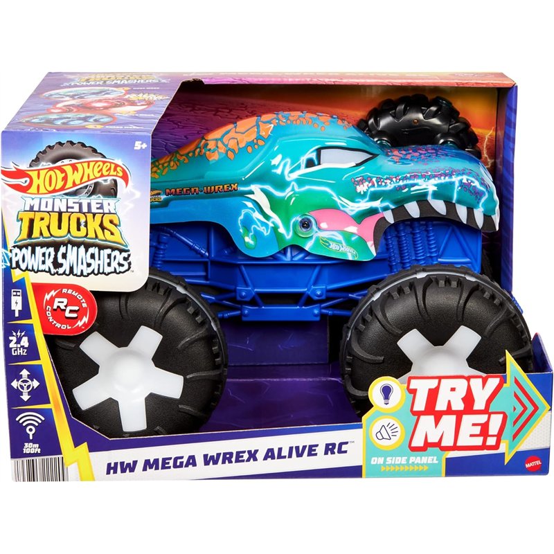 Hot Wheels: Monster Trucks 1:15 RC HW Mega-Wrex Alive (JBD90)