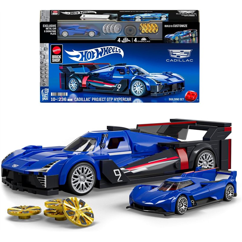 Hot Wheels: Speed Series Building Set - Cadillac Project GTP Hypercar