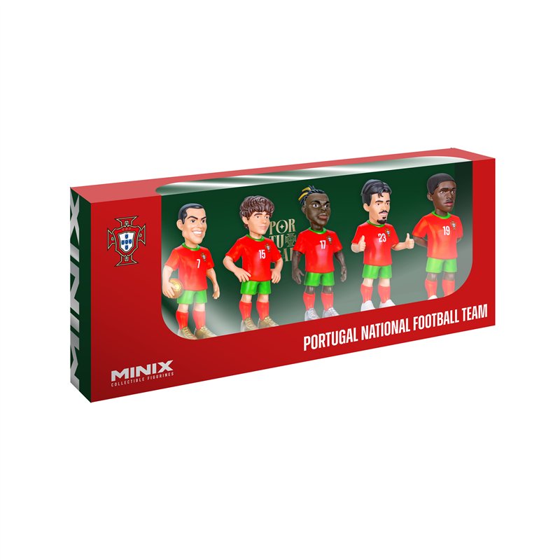 Figura Minix Football Stars World Cup 7cm: 5 Pack - Portugal