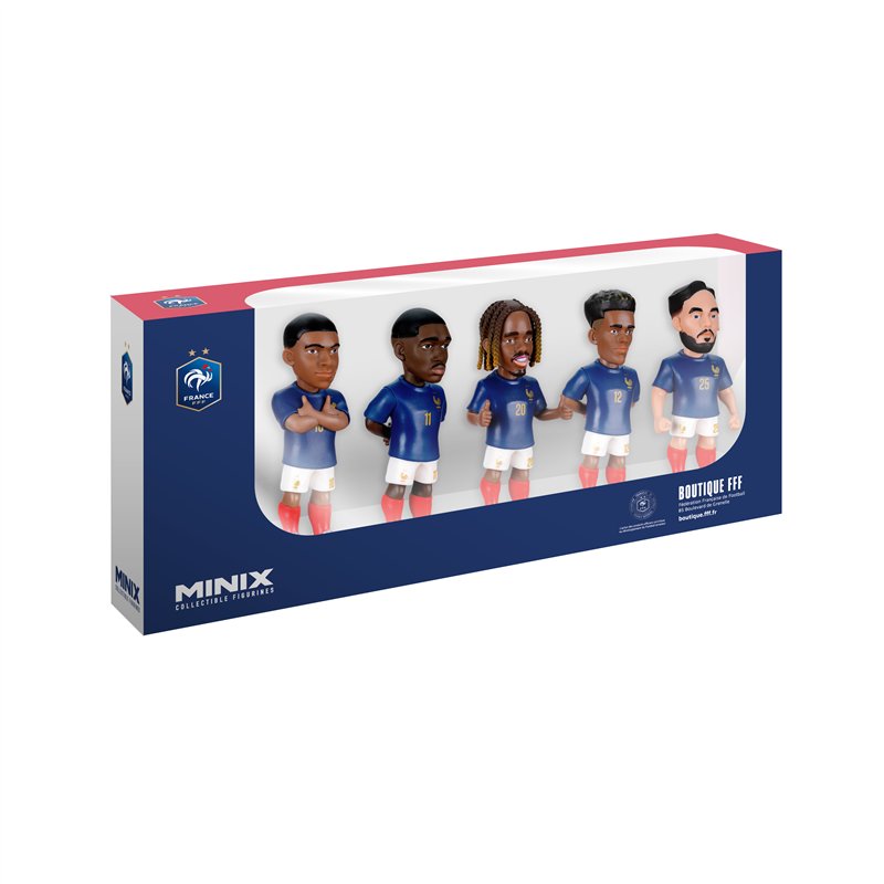 Figura Minix Football Stars World Cup 7cm: 5 Pack - France