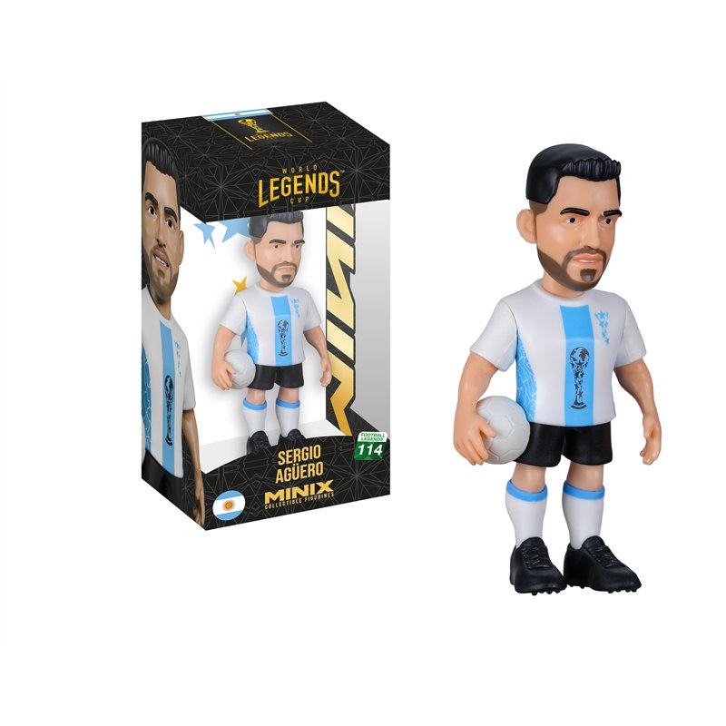 Figura Minix Football Legends World Cup: Argentina - Aguero 114