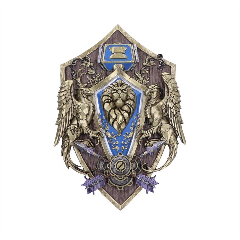 Placa de Parede Nemesis Now - World of Warcraft Alliance 30CM