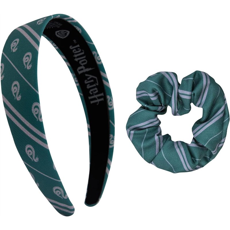 Bandelete para Cabelo Cinereplicas - Harry Potter: Slytherin Scrunchy
