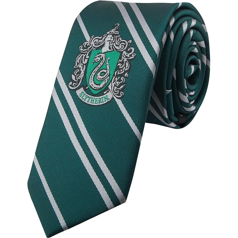 Gravata Cinereplicas - Harry Potter: Kids Slytherin Woven Logo