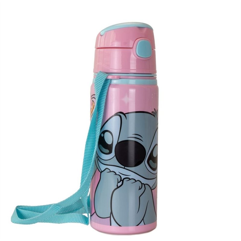Garrafa de Alumínio com Asa - Stitch 600ML