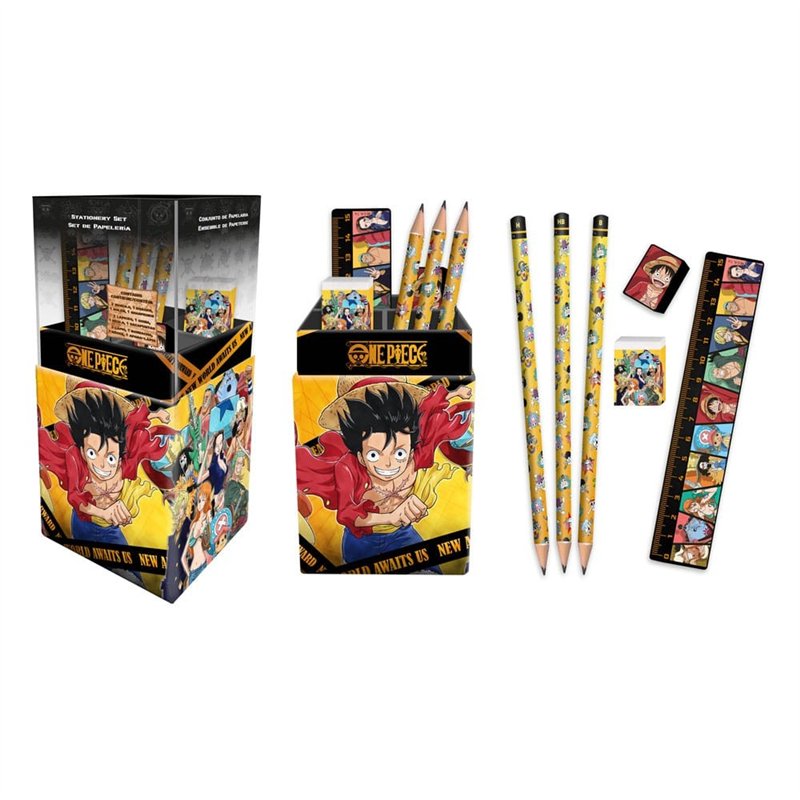 Conjunto de Papelaria - One Piece
