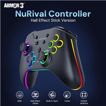 Comando Nintendo Switch - Armor3 NuRival Wireless Hall Effect (Black)