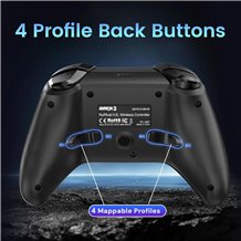 Comando Nintendo Switch - Armor3 NuRival Wireless Hall Effect (Black)