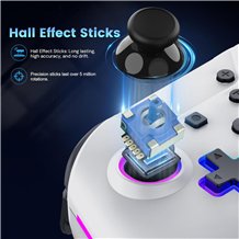 Comando Nintendo Switch - Armor3 NuRival Wireless Hall Effect (White)