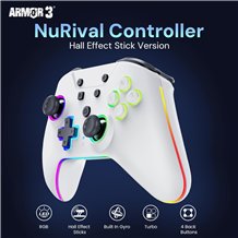 Comando Nintendo Switch - Armor3 NuRival Wireless Hall Effect (White)