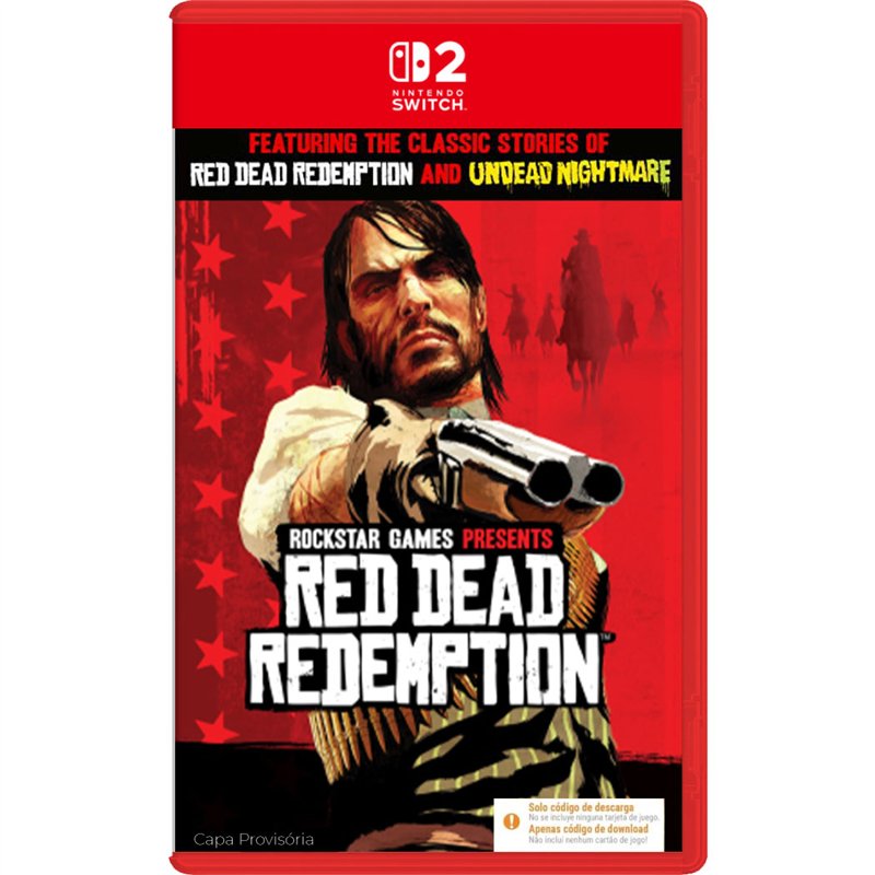 Red Dead Redemption Nintendo Switch 2 (Código na Caixa)
