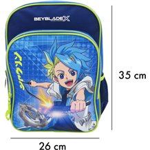 Mochila 3D Escolar - Beyblade Let it Rip (35cm)
