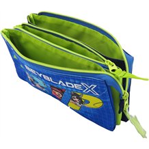 Estojo Porta-Lápis Triplo - Beyblade