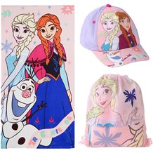 Toalha + Saco - Frozen