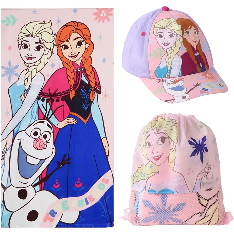 Toalha + Saco - Frozen