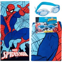 Toalha + Óculos de Natação - Spider-Man