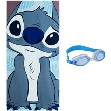 Toalha + Óculos de Natação - Stitch