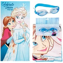 Toalha + Óculos de Natação - Frozen